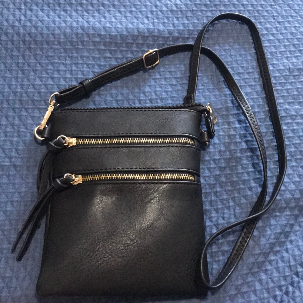 Black crossbody bag